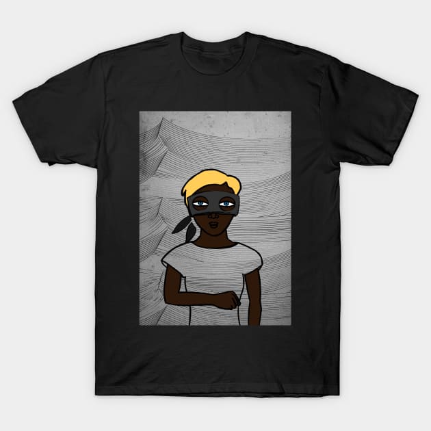 Noble Profile: A Distinguished Portrait Painting T-Shirt by Hashed Art